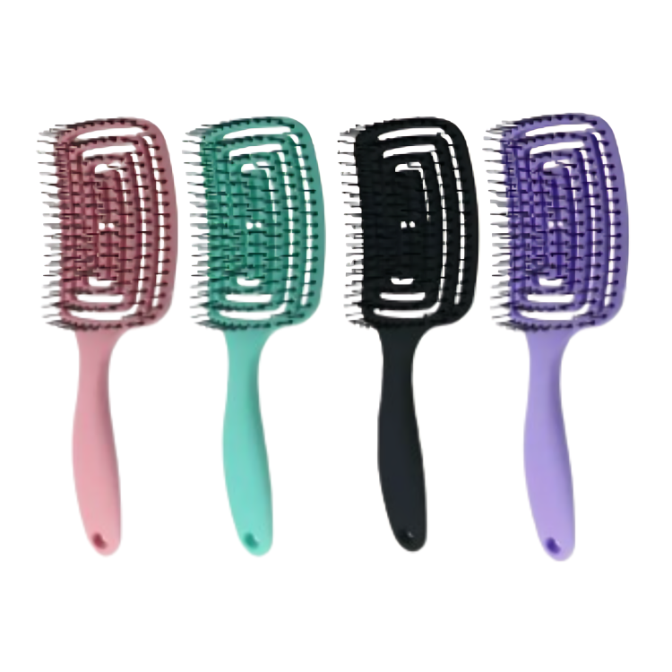 Curved Vented Styling Hair Brush Comb