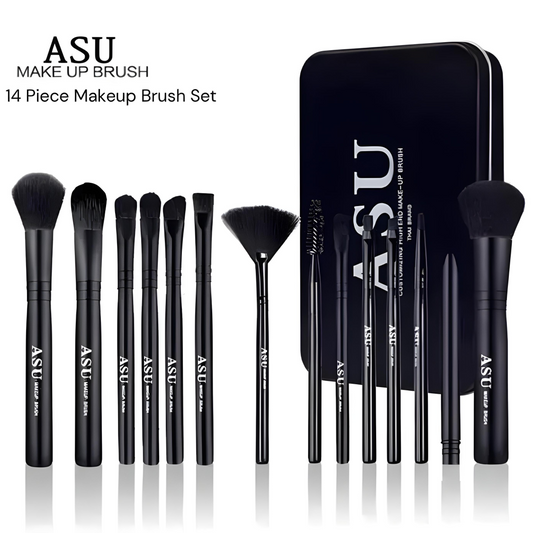 ASU Thai Brand 14-Piece Cosmetic Brush