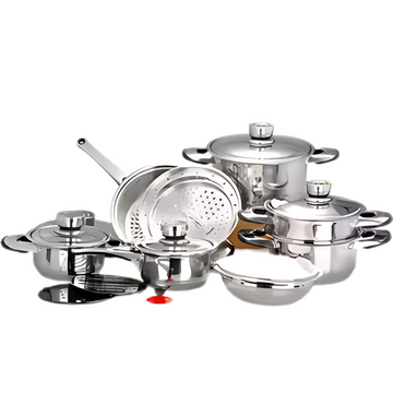 Zillinger 17-Piece High-Grade Cookware Set