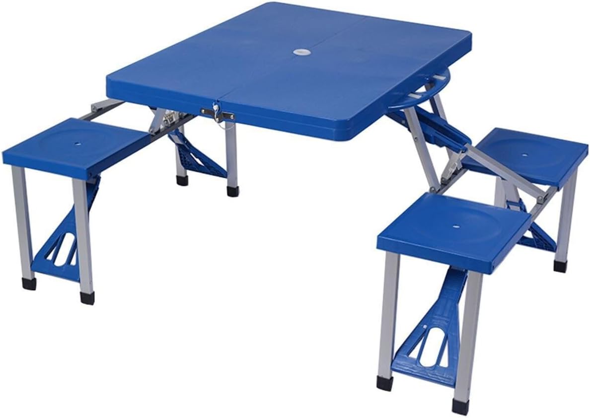 Outdoor Folding Picnic Table with Bench