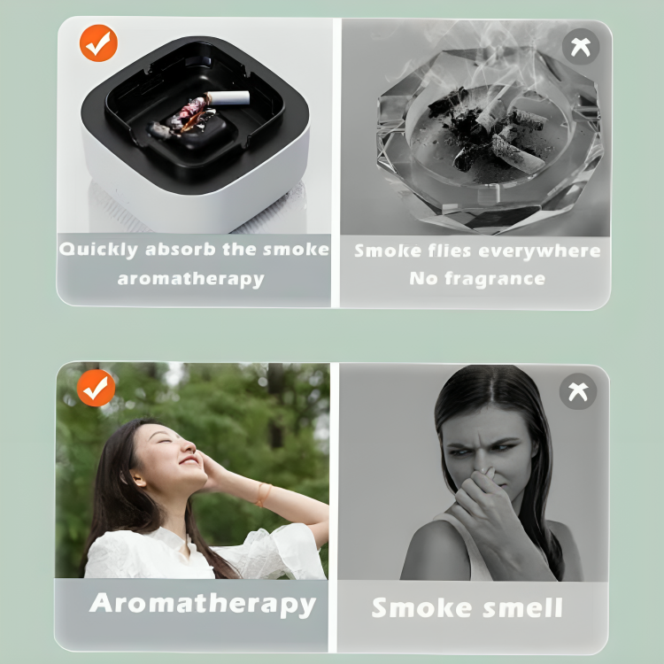 Smokeless Ashtray – Electronic Air Purifier