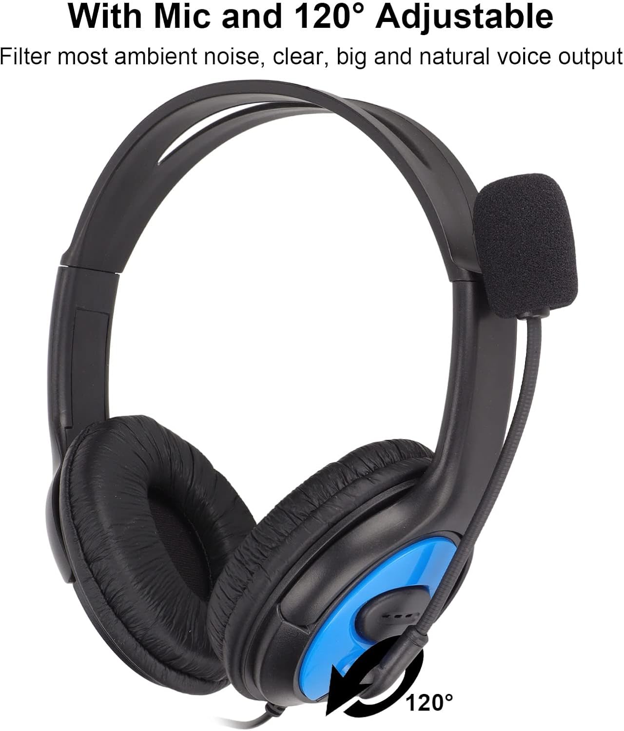 Over Ear Gaming Headset with 3.5mm Jack