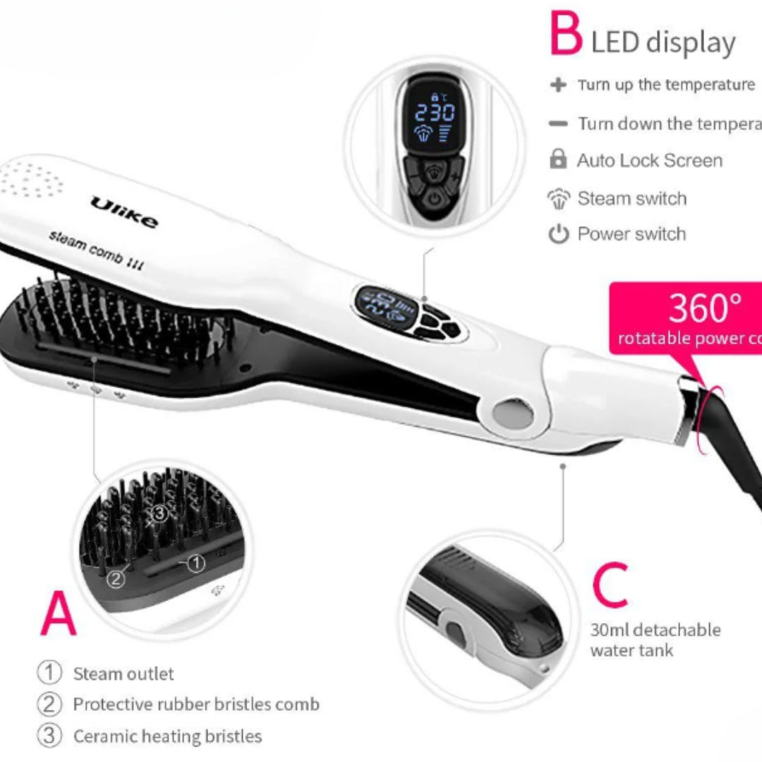 Ulike Steam Comb Hair Straightener