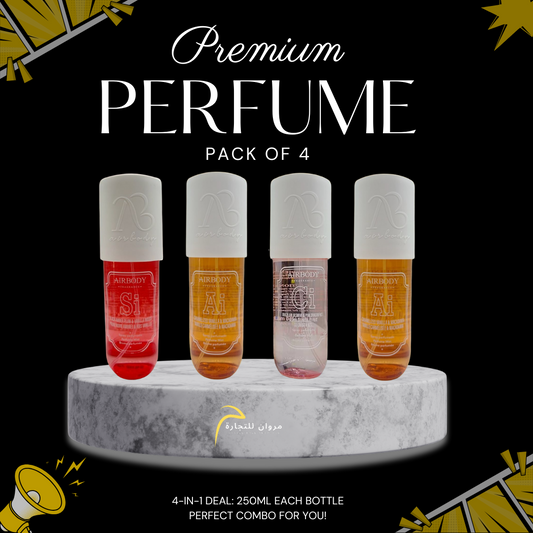 Branded Perfume Gift Set (4 x 250ml)