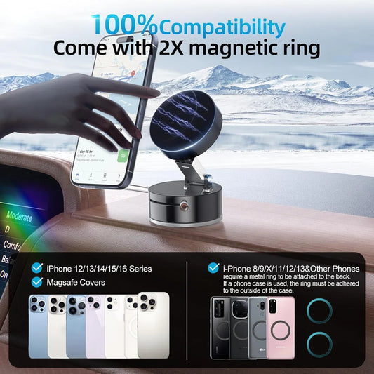 Adjustable Vacuum Magnetic Phone Holder